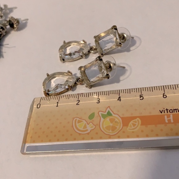 Lot of 3 Pairs of Silver Earrings - Picture 5 of 7